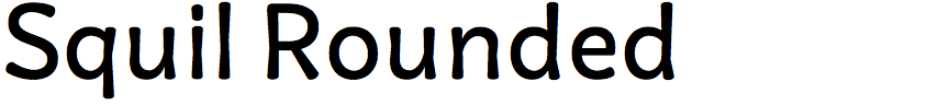 Squil Rounded