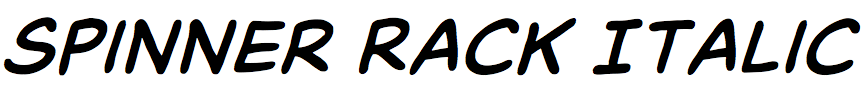 Spinner Rack Italic