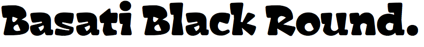 Basati Black Rounded