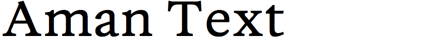 Aman Text