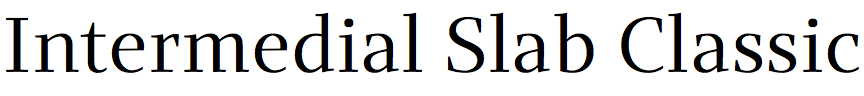 Intermedial Slab Classic