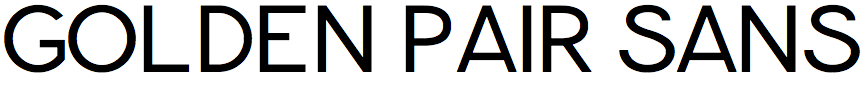Golden Pair Sans