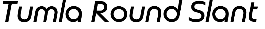 Tumla Round Slant