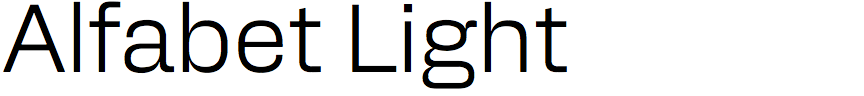 Alfabet Light