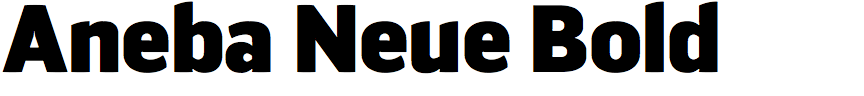 Aneba Neue Bold