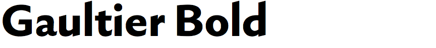 Gaultier Bold