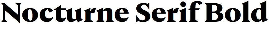 Nocturne Serif Bold