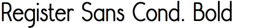 Register Sans Condensed Bold