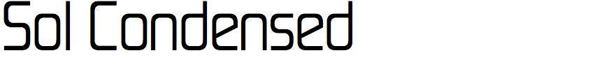 Sol Condensed