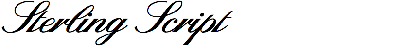 Sterling Script