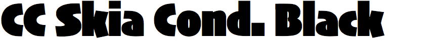 CC Skia Condensed Black