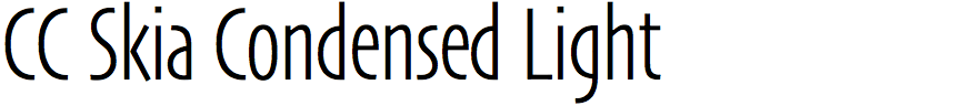 CC Skia Condensed Light