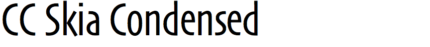 CC Skia Condensed