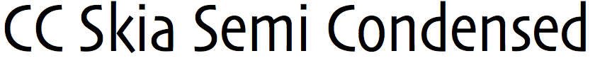 CC Skia Semi Condensed