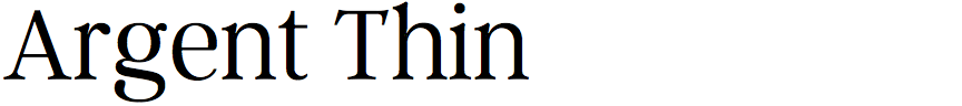 Argent Thin