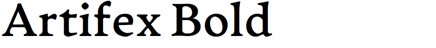 Artifex Bold