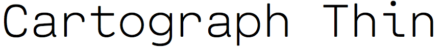 Cartograph Thin