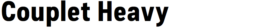 Couplet Heavy
