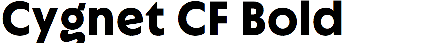 Cygnet CF Bold