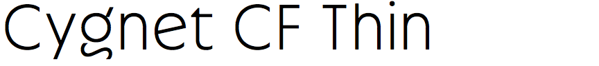 Cygnet CF Thin
