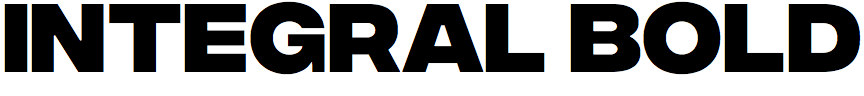 Integral Bold