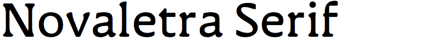Novaletra Serif