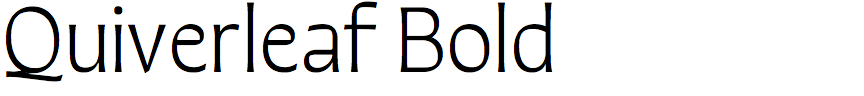 Quiverleaf Bold
