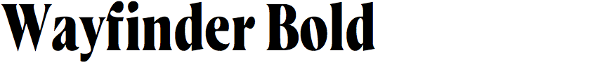 Wayfinder Bold