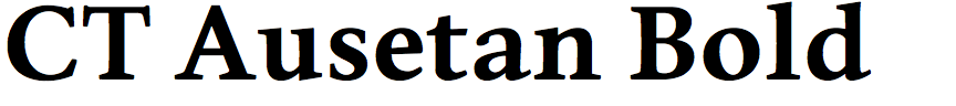 CT Ausetan Bold
