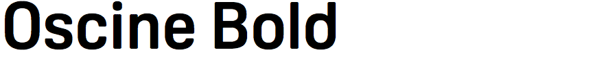 Oscine Bold