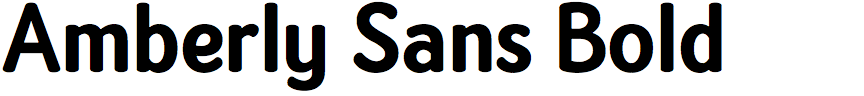 Amberly Sans Bold