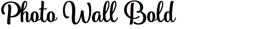 Photo Wall Bold
