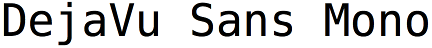 DejaVu Sans Mono