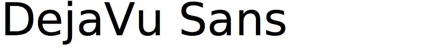 DejaVu Sans