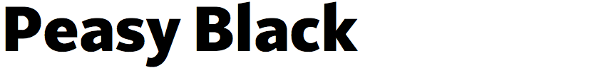 Peasy Black