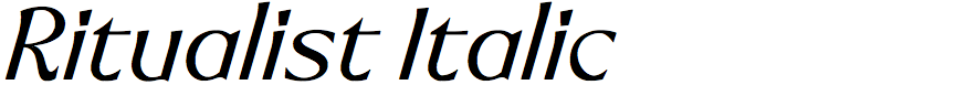 Ritualist Italic