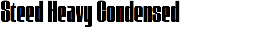 Steed Heavy Condensed