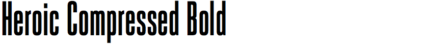 Heroic Compressed Bold