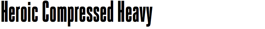 Heroic Compressed Heavy