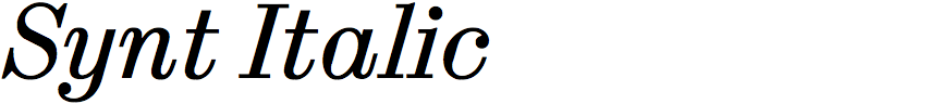 Synt Italic 