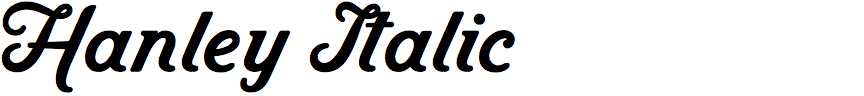 Hanley Italic