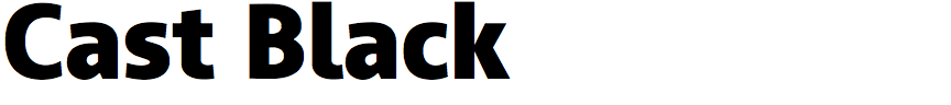 Cast Black