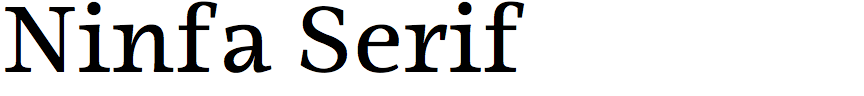 Ninfa Serif
