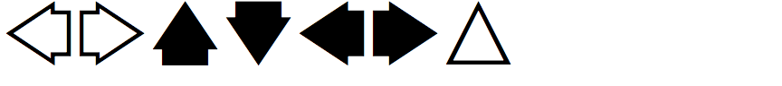 Acta Symbols Arrows