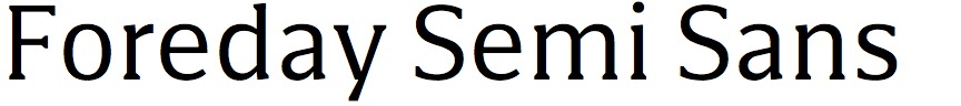 Foreday Semi Sans