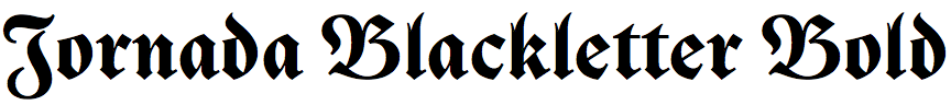 Jornada Blackletter Bold