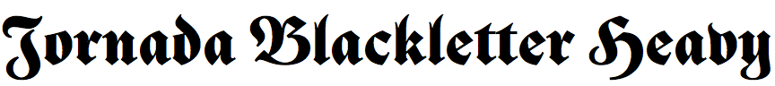 Jornada Blackletter Heavy