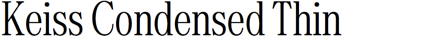 Keiss Condensed Thin