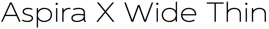 Aspira X Wide Thin