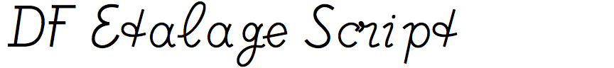 DF Etalage Script